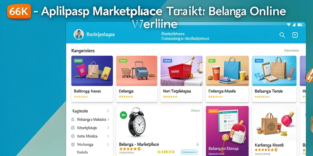 Tampilan antarmuka aplikasi 66K yang menarik dan mudah digunakan.