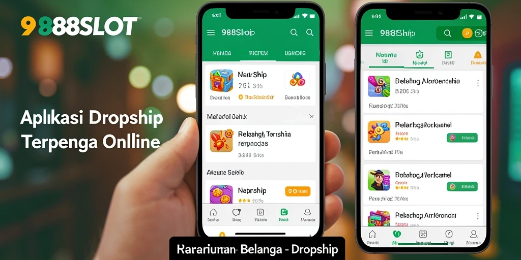 Antarmuka aplikasi 988SLOT yang user-friendly untuk dropship.